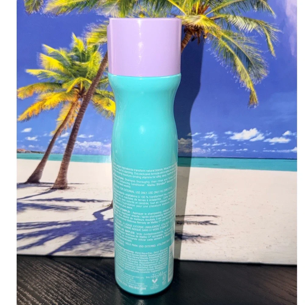 Malibu C Malibu Blondes Enhancing Shampoo 9oz Vegan Color Care for Blonde Hair